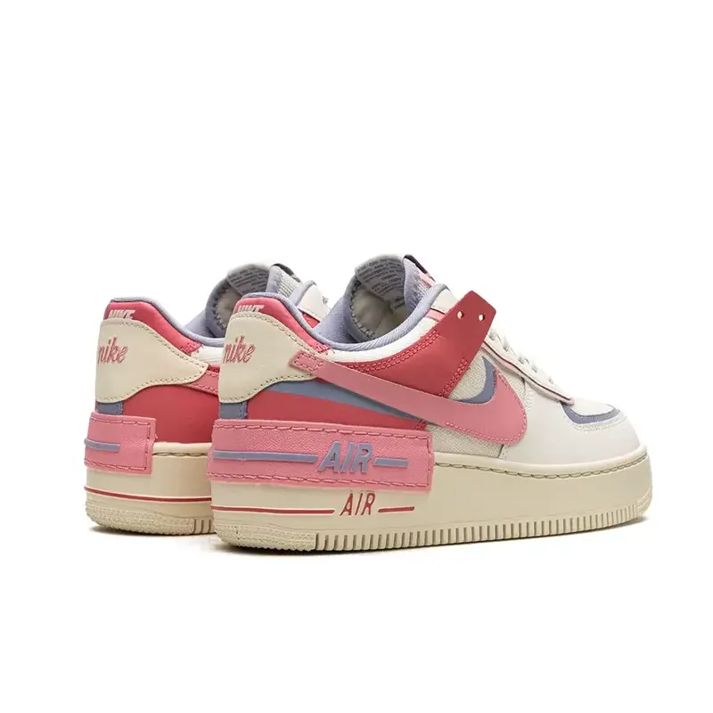 Nike Air Force 1 Shadow dames sneaker | Creme - Roze - Afbeelding 3