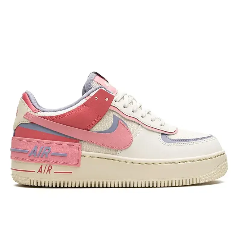 Nike Air Force 1 Shadow dames sneaker | Creme - Roze