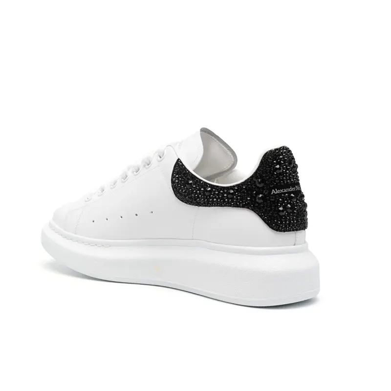 Alexander McQueen Oversized dames sneaker | Wit - Zwart - Afbeelding 3