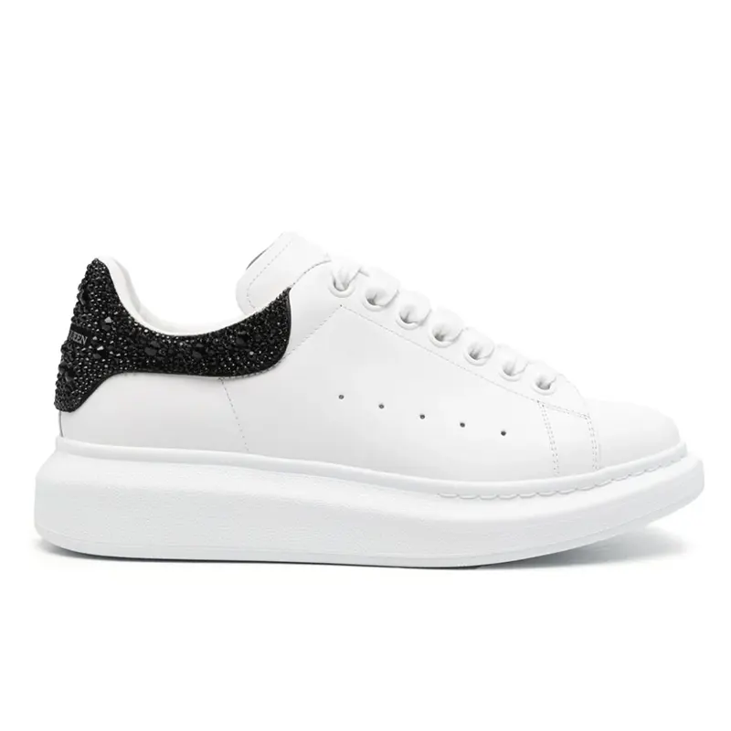 Alexander McQueen Oversized dames sneaker | Wit - Zwart