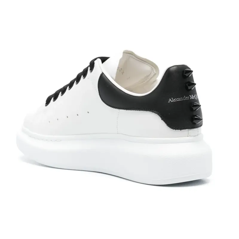 Alexander McQueen Oversized dames sneaker | Wit - Zwart - Afbeelding 2